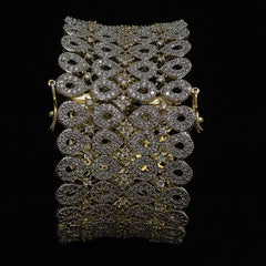 Bold Dual Tone Cuff