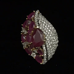 Cluster Gemstone Ring