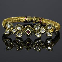 Gold Gemstone Bracelet